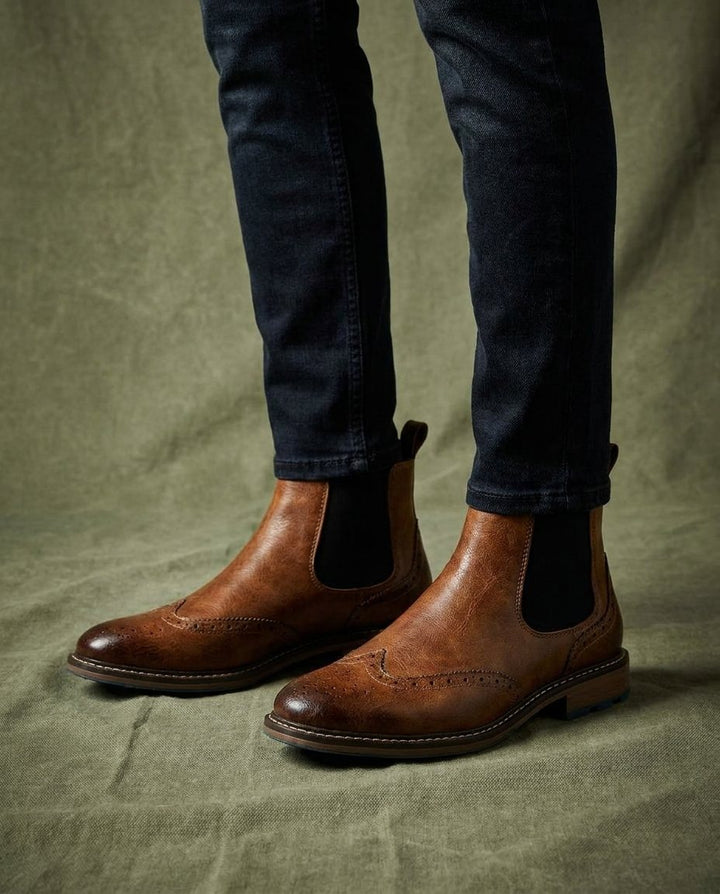 Hawthorne Leather Chelsea Boots for Men