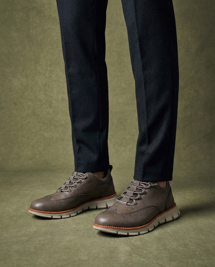 Wayfarer Leather Brogue Shoes for Men
