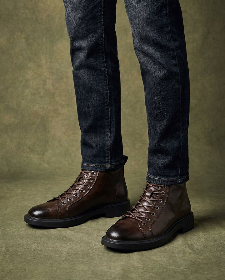 Garrison Leather Boots for Men