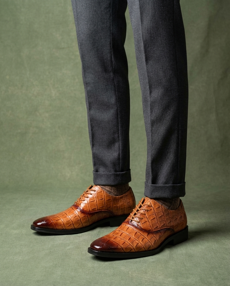Regent Leather Oxford Shoes for Men