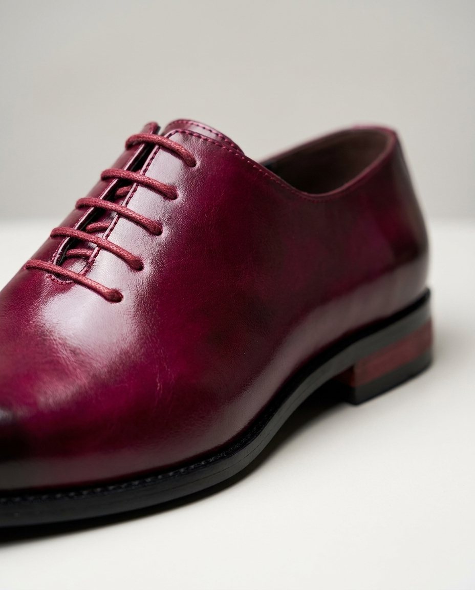 Men's Leather Oxford Dress Shoes for Formal Wear