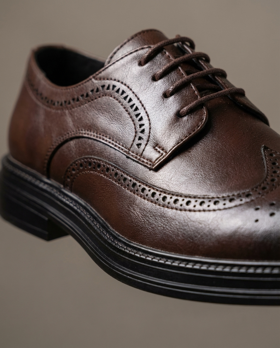 Men's Full-Grain Leather Oxford Shoes – All-Day Comfort
