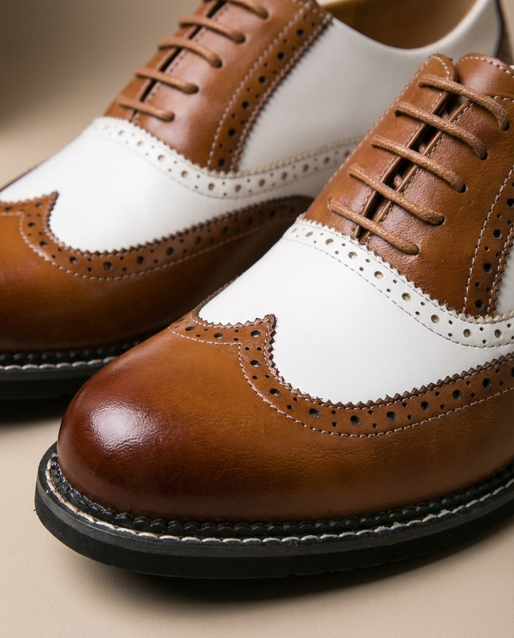 Garrison Leather Brogue Shoes for Men