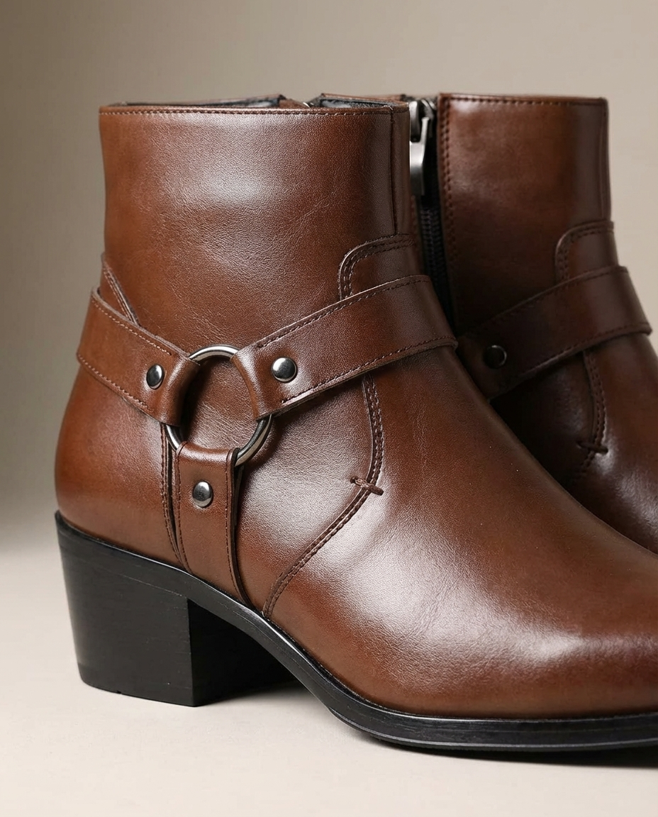 Frontier Leather Boots for Men