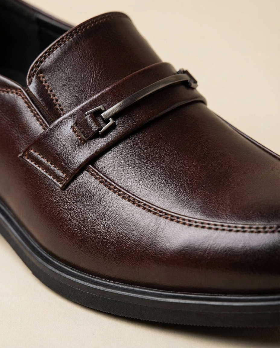 Men's Leather Loafers – Non-Slip Everyday Comfort