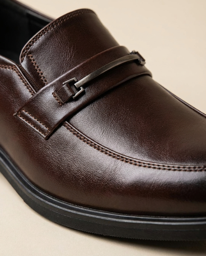 Men's Leather Loafers – Non-Slip Everyday Comfort