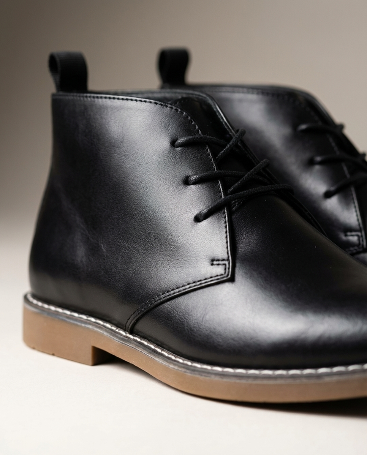 Men's Leather Desert Boots – Casual Everyday Comfort