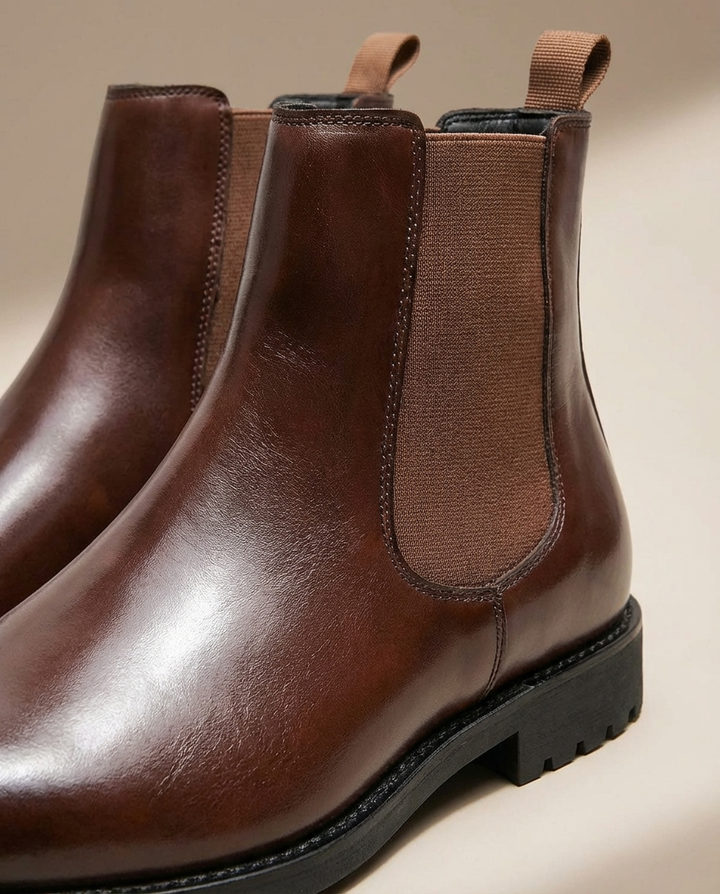 Garrison Leather Chelsea Boots for Men