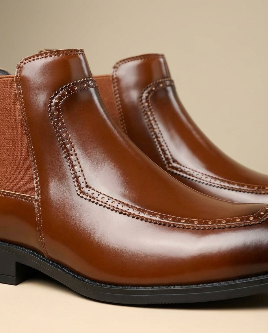 Carver Chelsea Leather Boots for Everyday Comfort