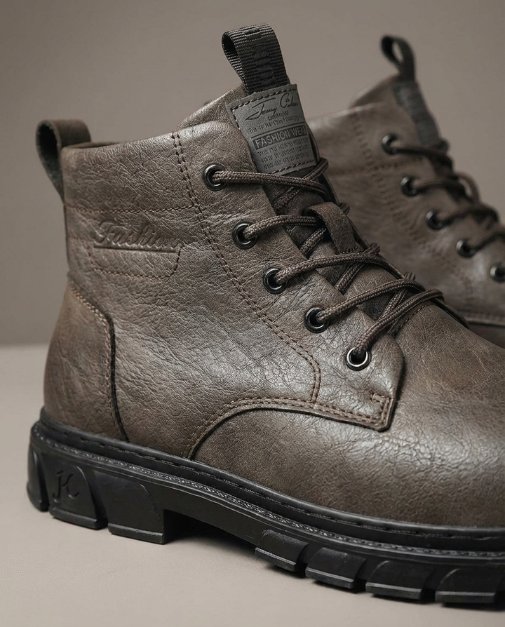 Ridge Leather Boots for Men
