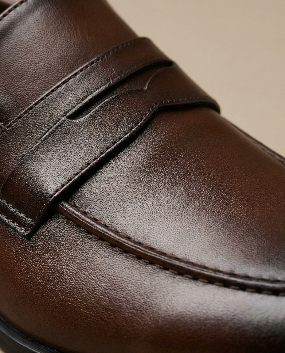 Men's Leather Loafers – Cushioned Everyday Comfort