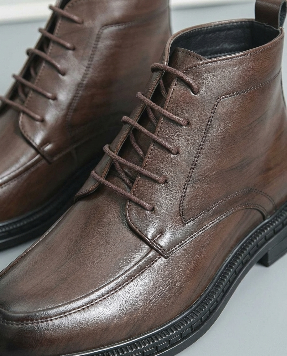 Men's Full-Grain Leather Boots – Durable Everyday Comfort