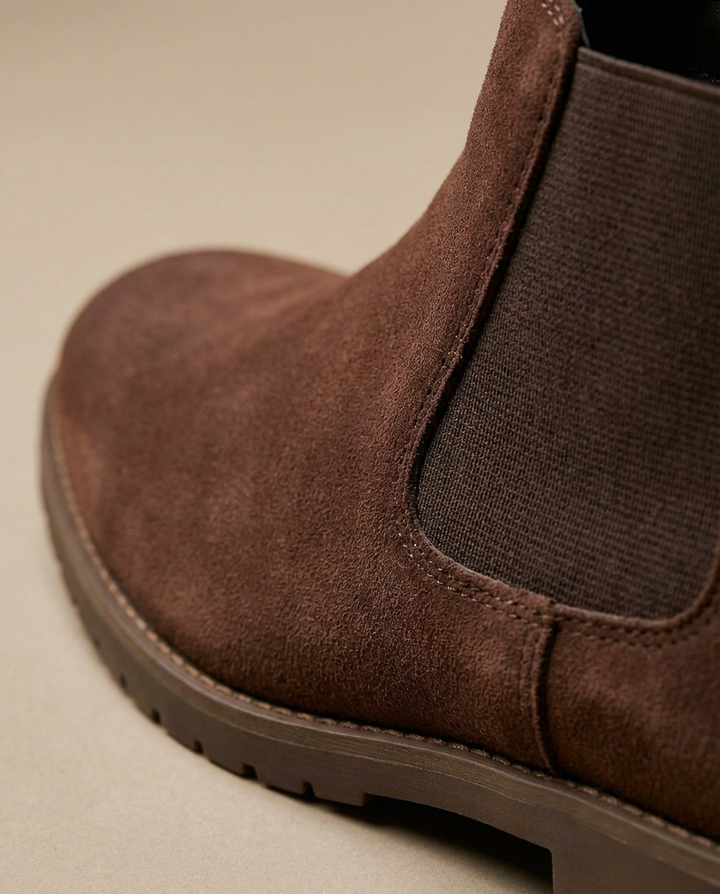 Men's Full-Grain Leather Chelsea Boots – Easy Slip-On