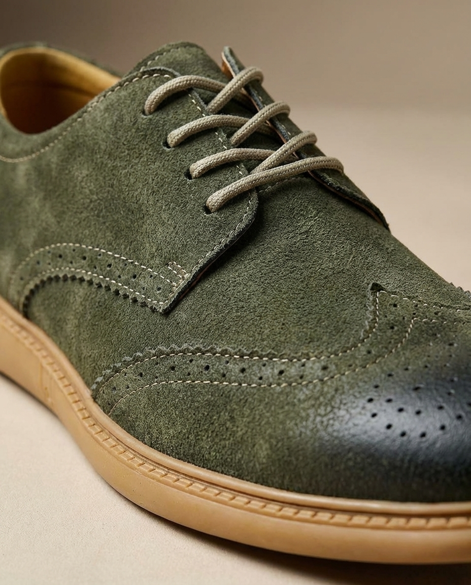 Weston Leather Brogue Shoes for Men
