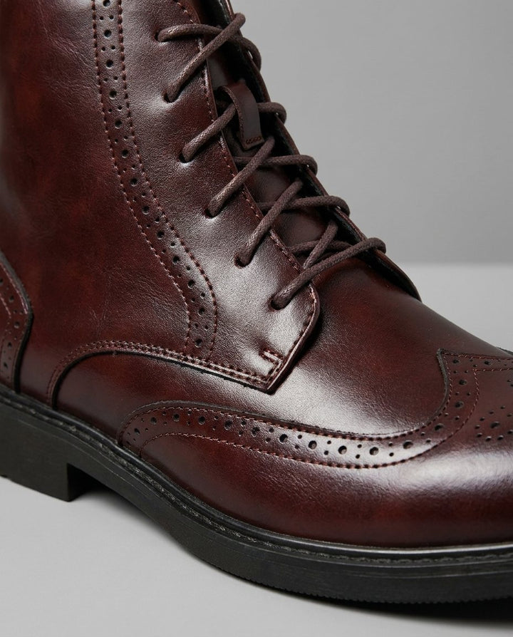 Caldwell Leather Brogue Shoes for Men