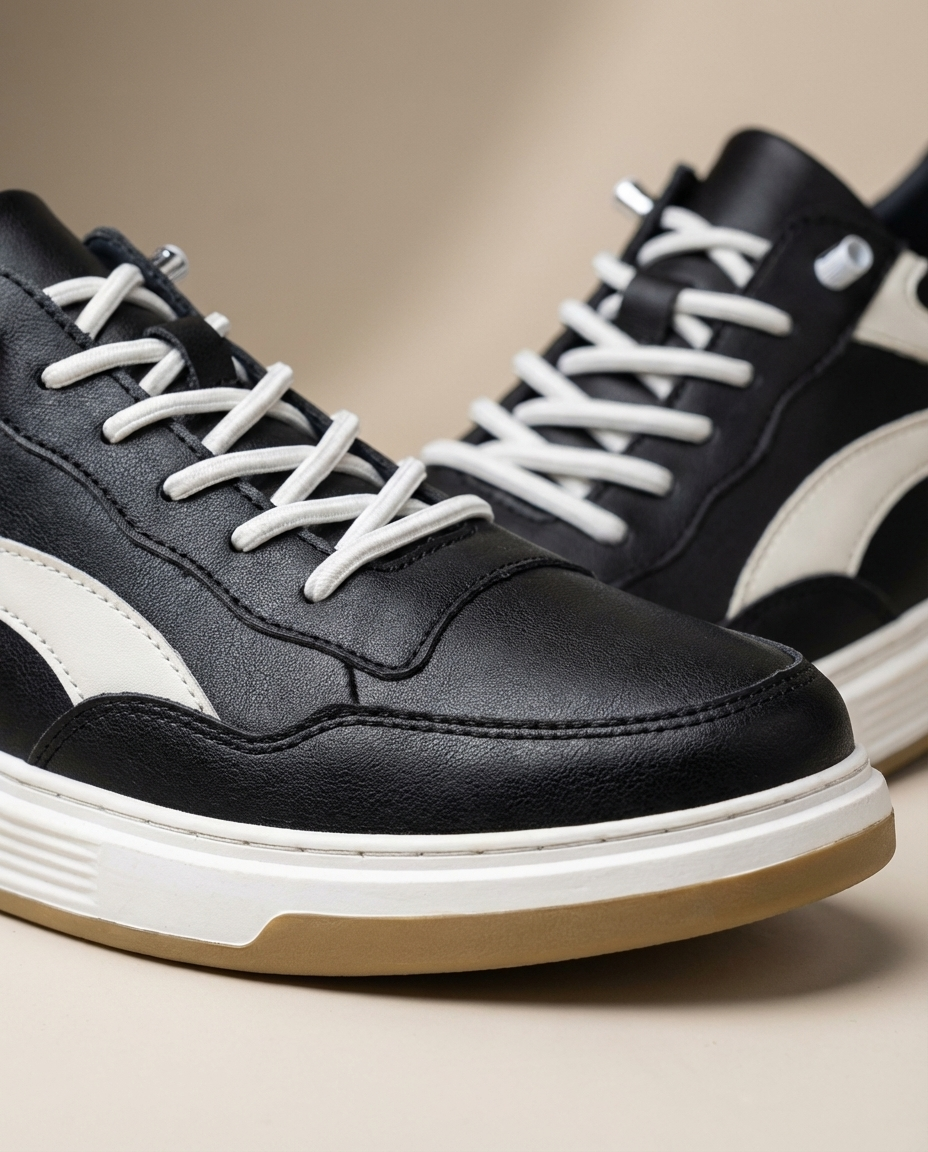 Stride Low Leather Shoes for Men