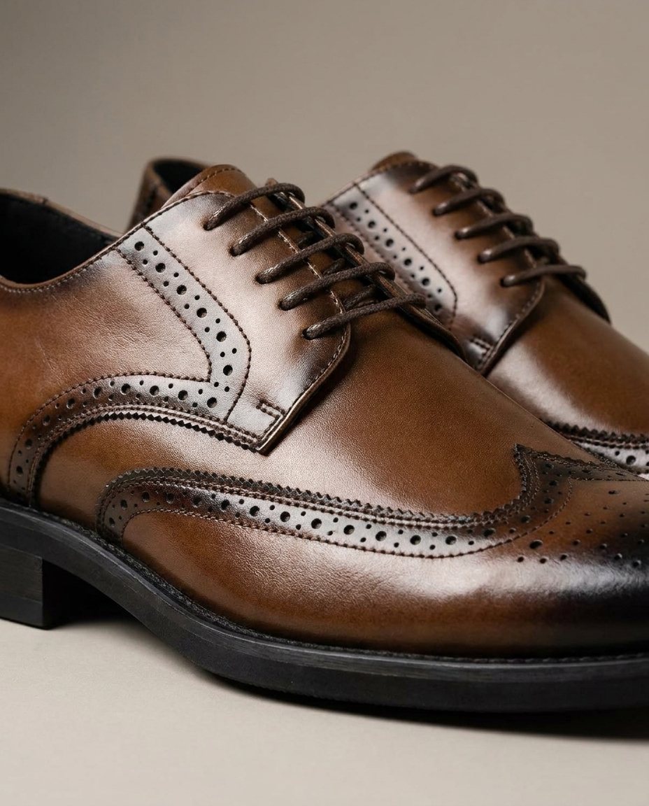 Ironwood Leather Brogue Shoes for Men