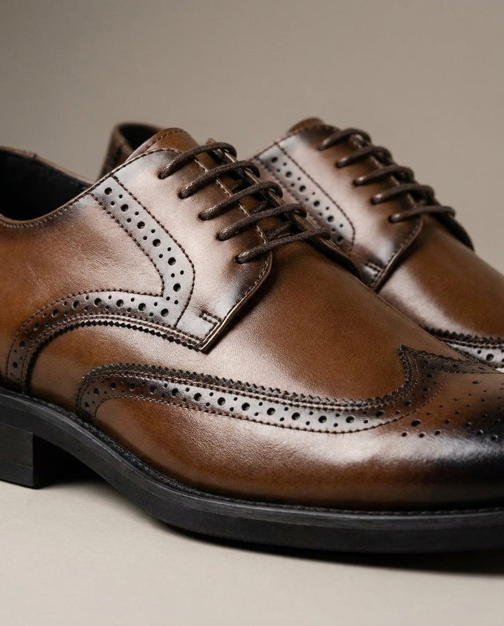 Ironwood Leather Brogue Shoes for Men