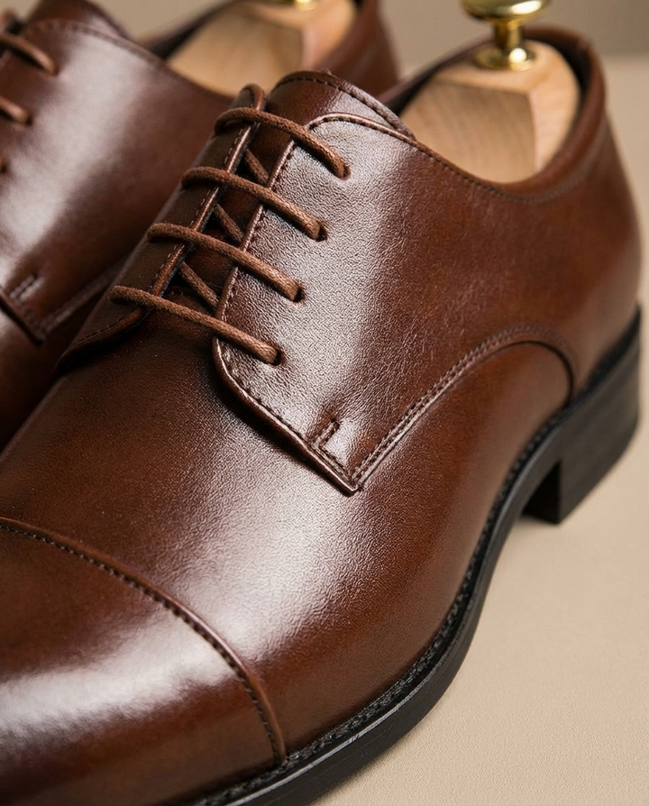Men's Leather Oxford Shoes – Classic Smart Comfort