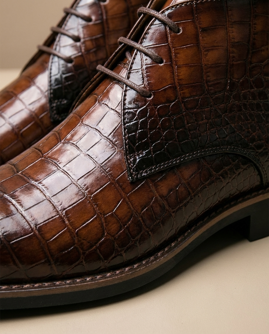 Auburn Leather Warden Boots for Men