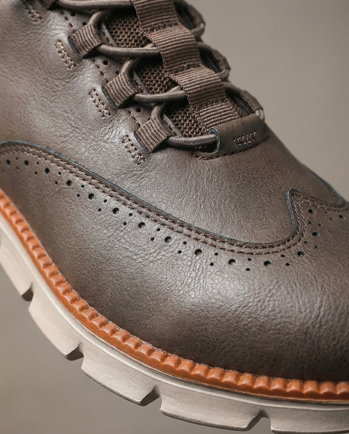 Wayfarer Leather Brogue Shoes for Men