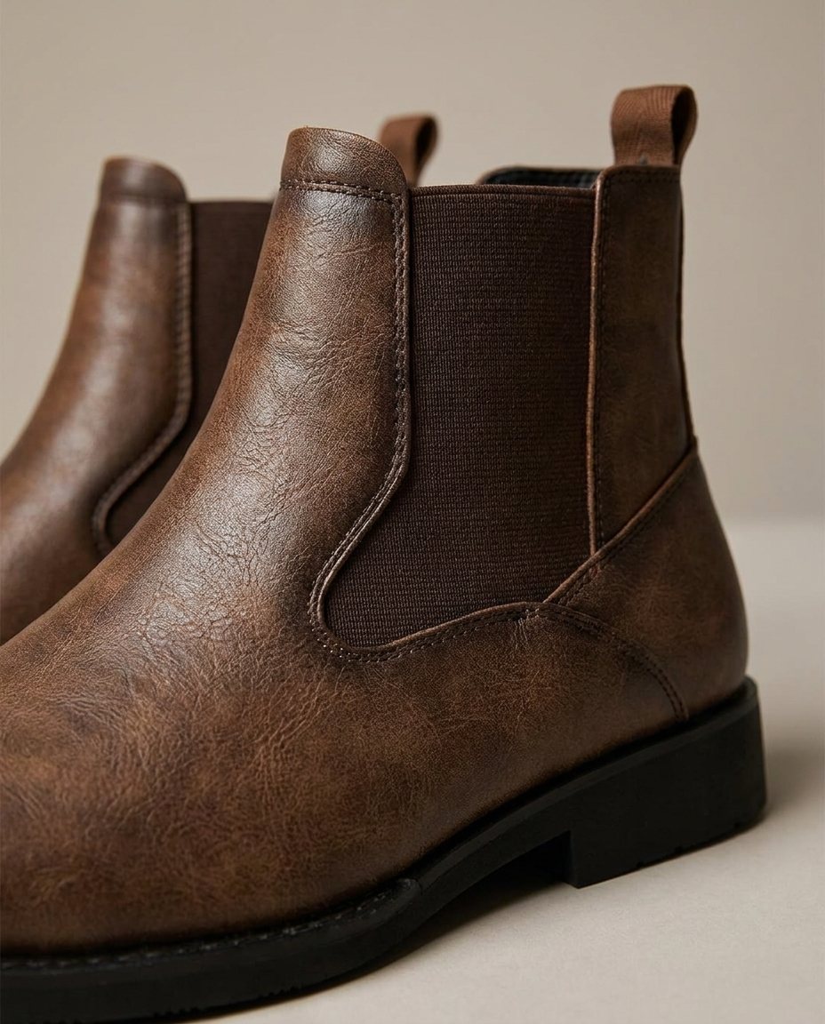 Men's Leather Oxford Boots for Smart Formal Style