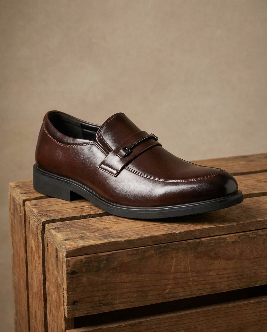 Men's Leather Loafers – Non-Slip Everyday Comfort