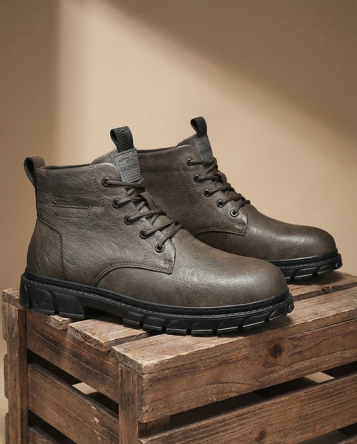 Ridge Leather Boots for Men
