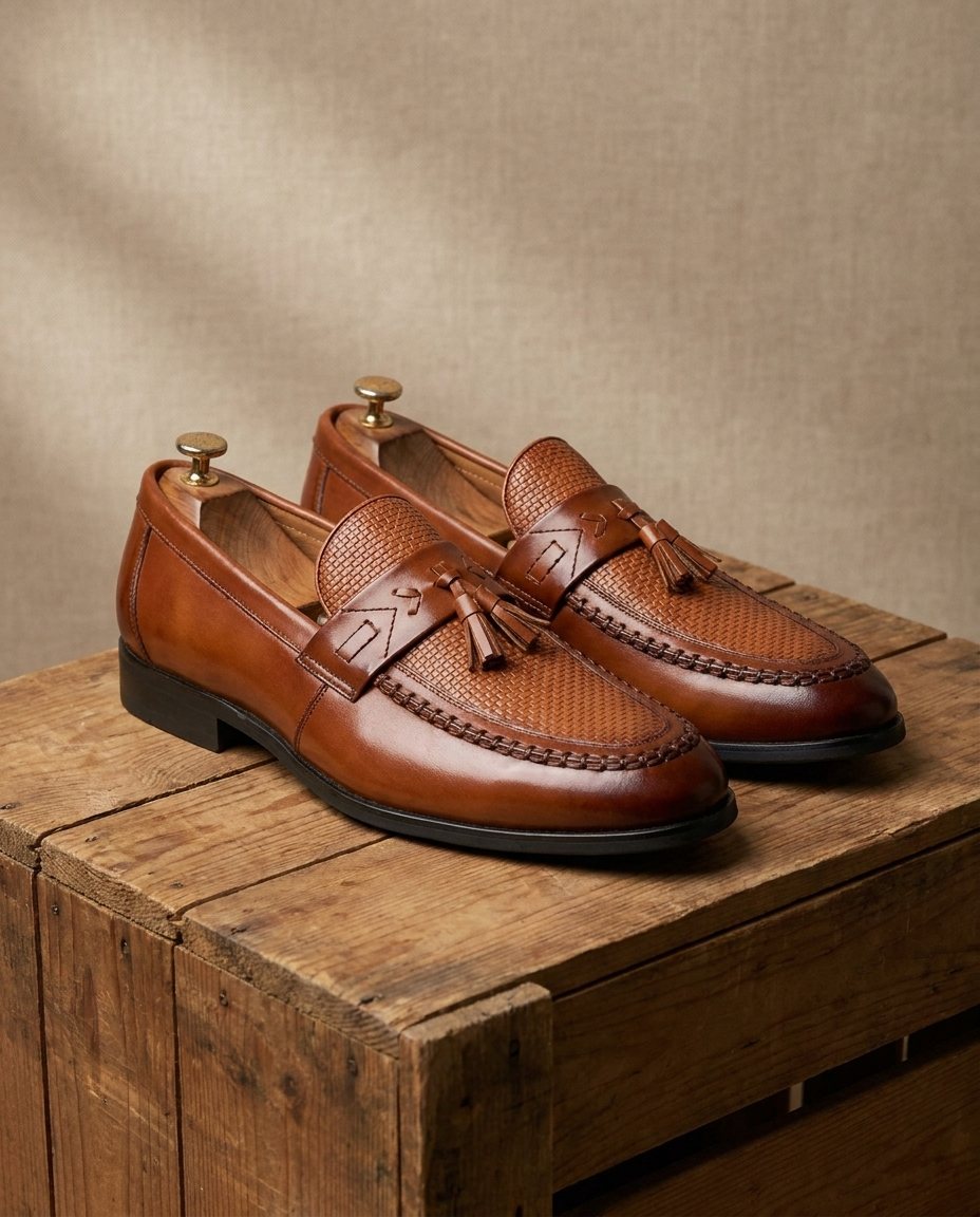 Men's Leather Loafers | Smart Casual Slip-On Shoes