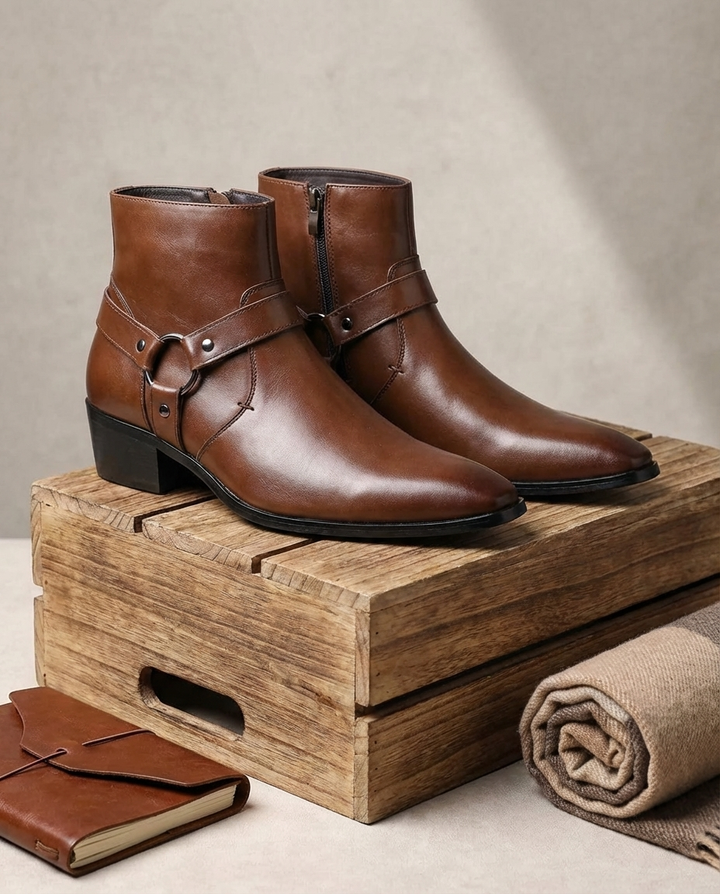 Frontier Leather Boots for Men