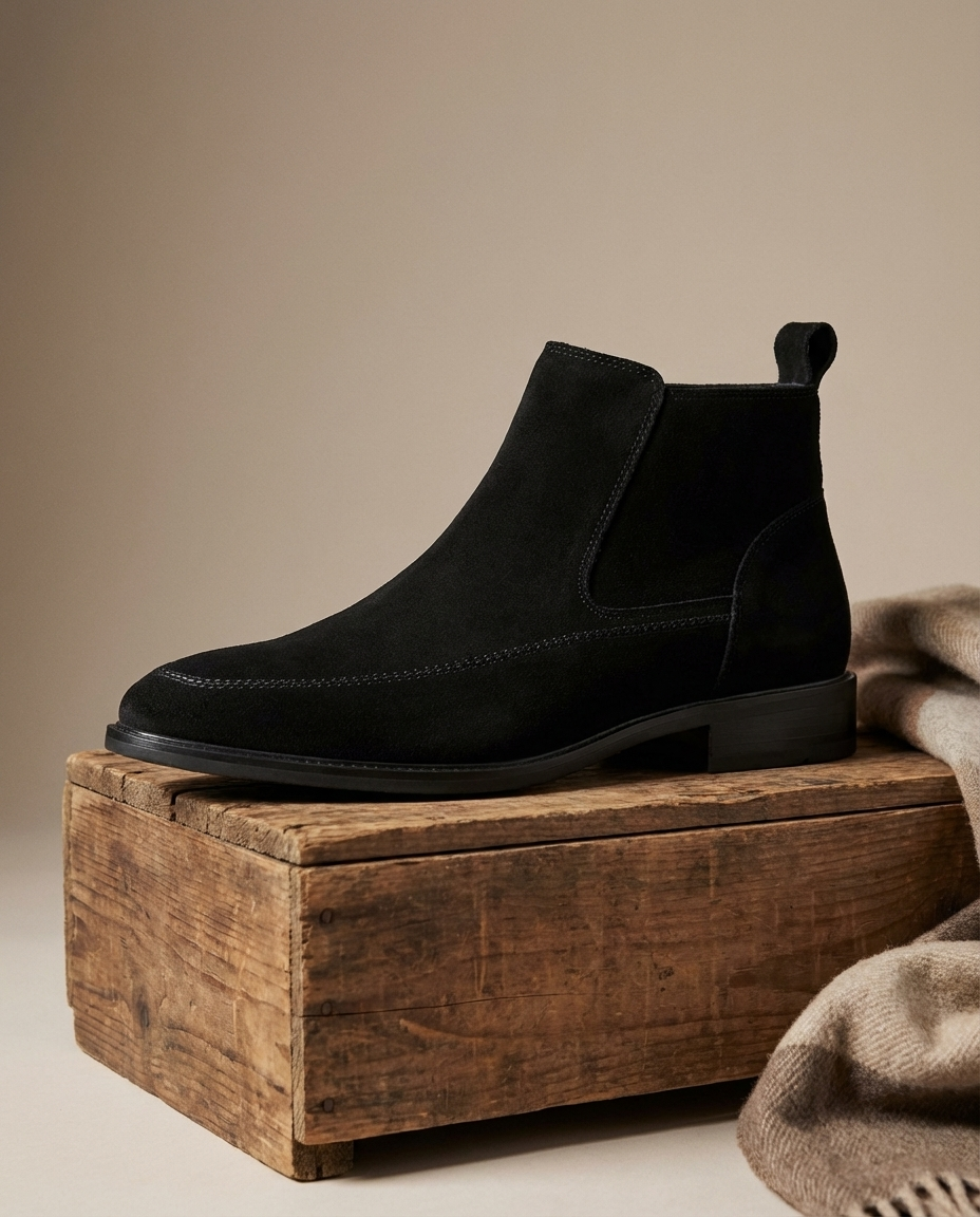 Ridge Leather Chelsea Boots for Men