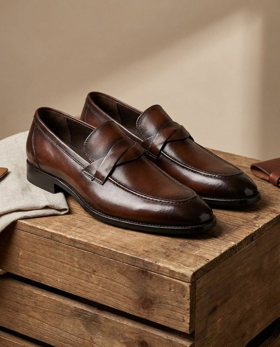 Heirloom Leather Loafers for Men