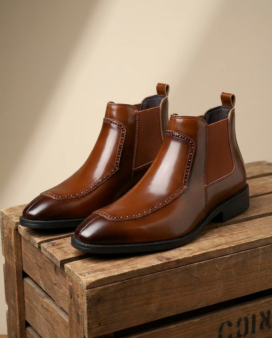 Carver Chelsea Leather Boots for Everyday Comfort