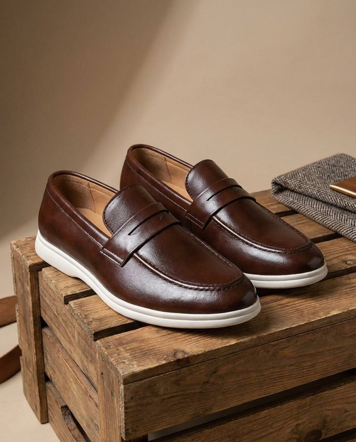 Men's Leather Loafers – Comfortable Slip-On Style