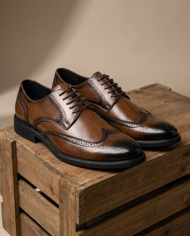 Ironwood Leather Brogue Shoes for Men