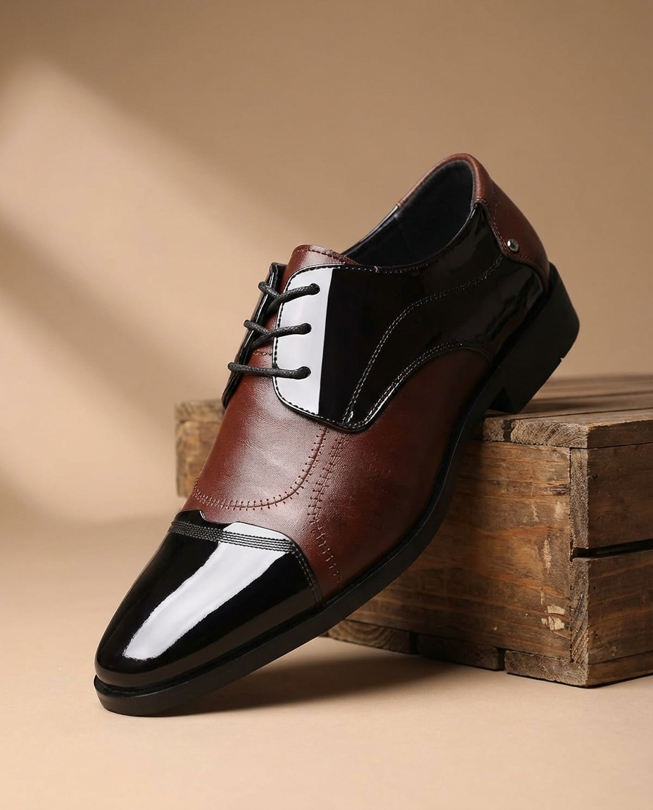Men's Full-Grain Leather Oxford Shoes – Lasting Comfort