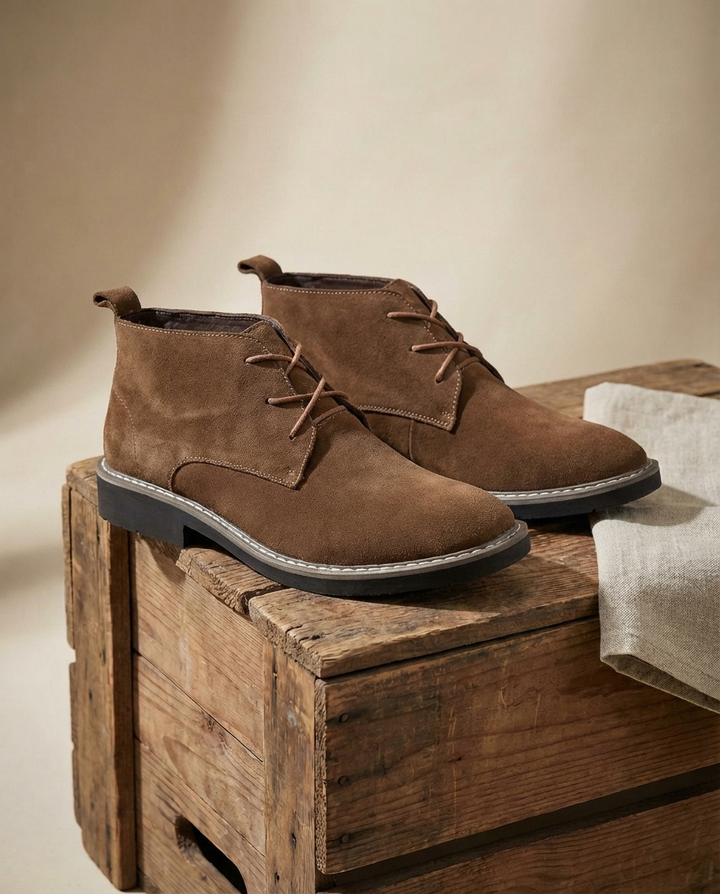 Men's Full-Grain Chelsea Boots – Pull-On Comfort