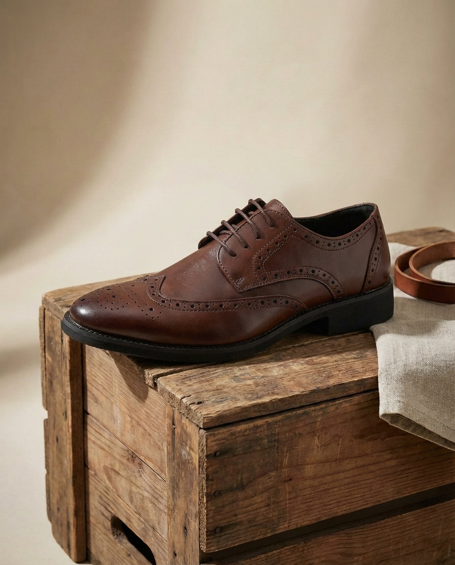 Men's Leather Oxford Shoes – Classic Smart Style