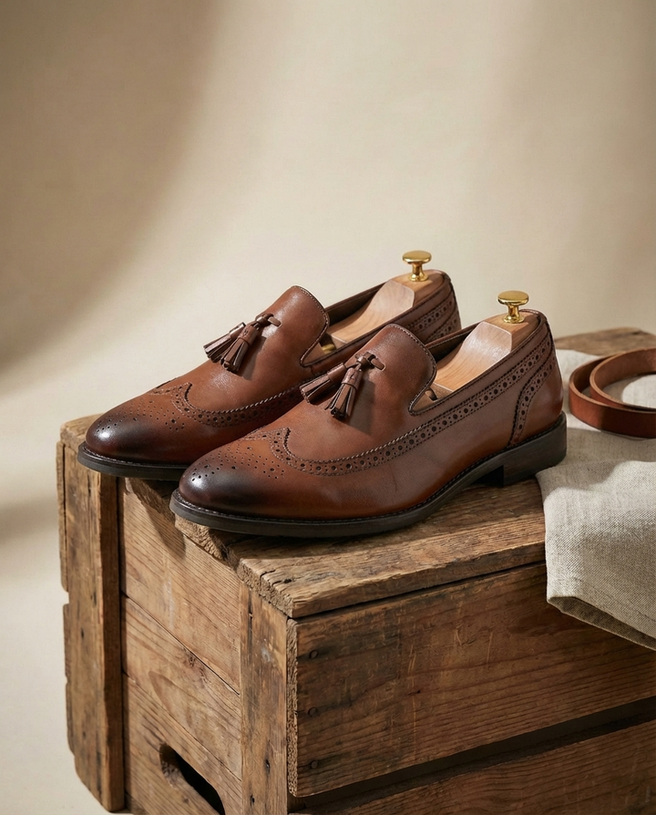 Men's Leather Loafers – Comfortable Slip-On Style