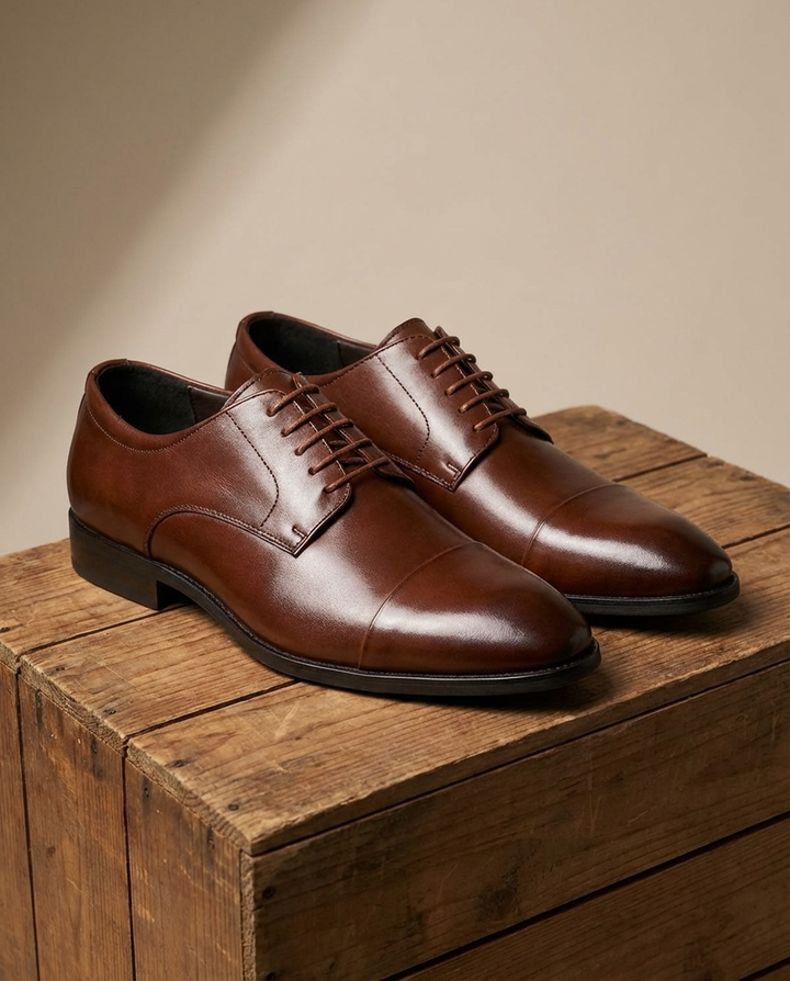 Men's Leather Oxford Shoes – Classic Smart Comfort