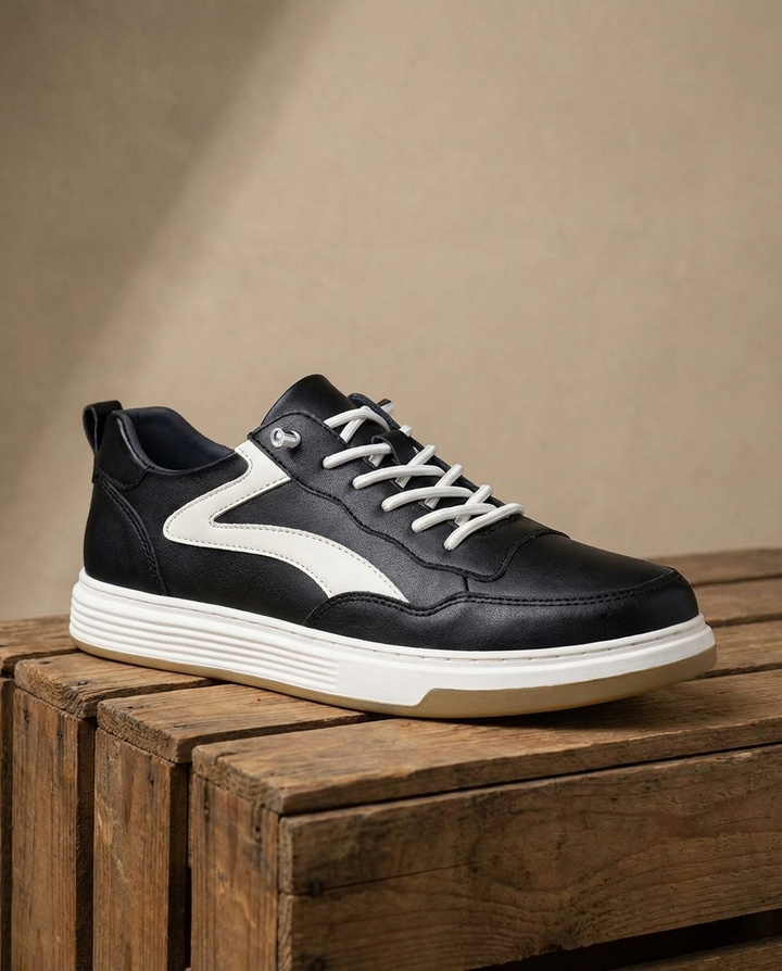 Stride Low Leather Shoes for Men