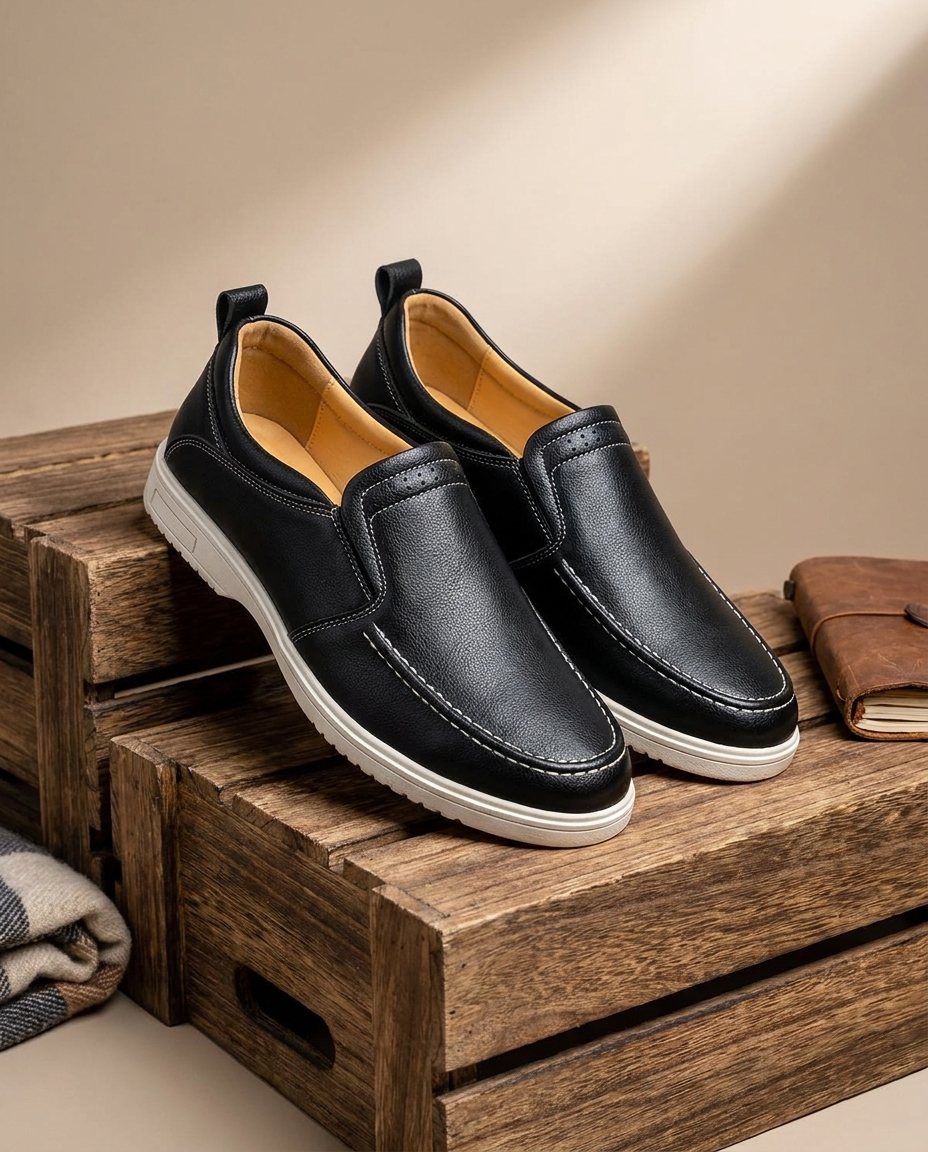Men's Moc Toe Shoes for Casual Outdoor Style