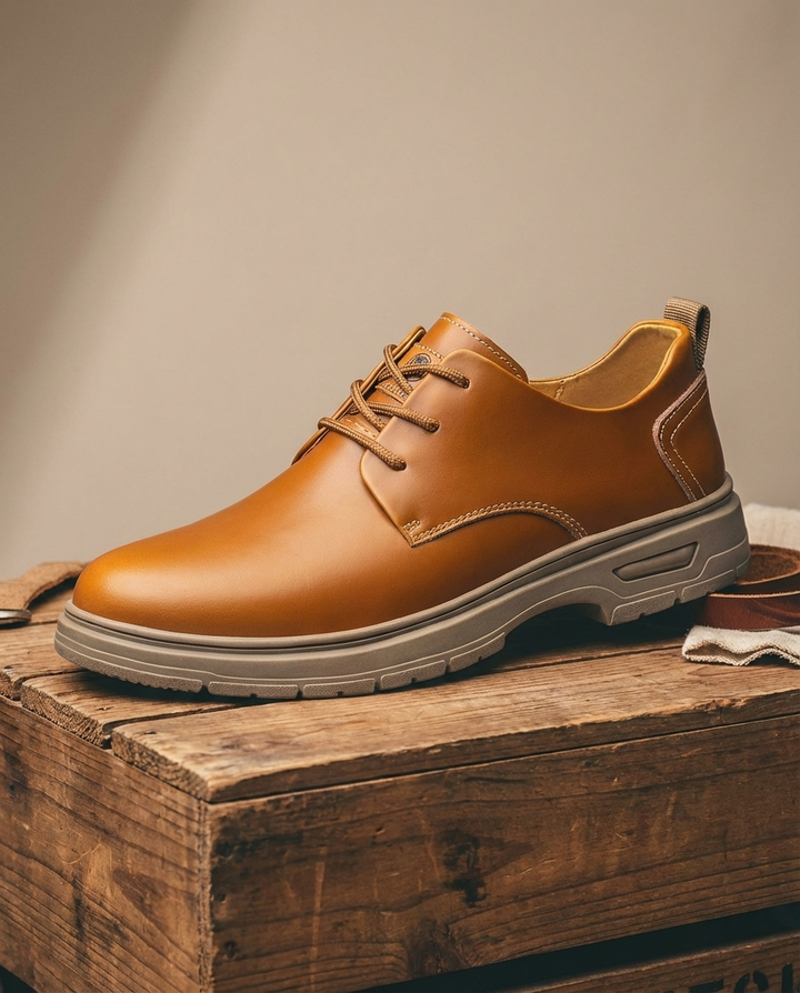 Roamer Leather Derby Shoes for Men