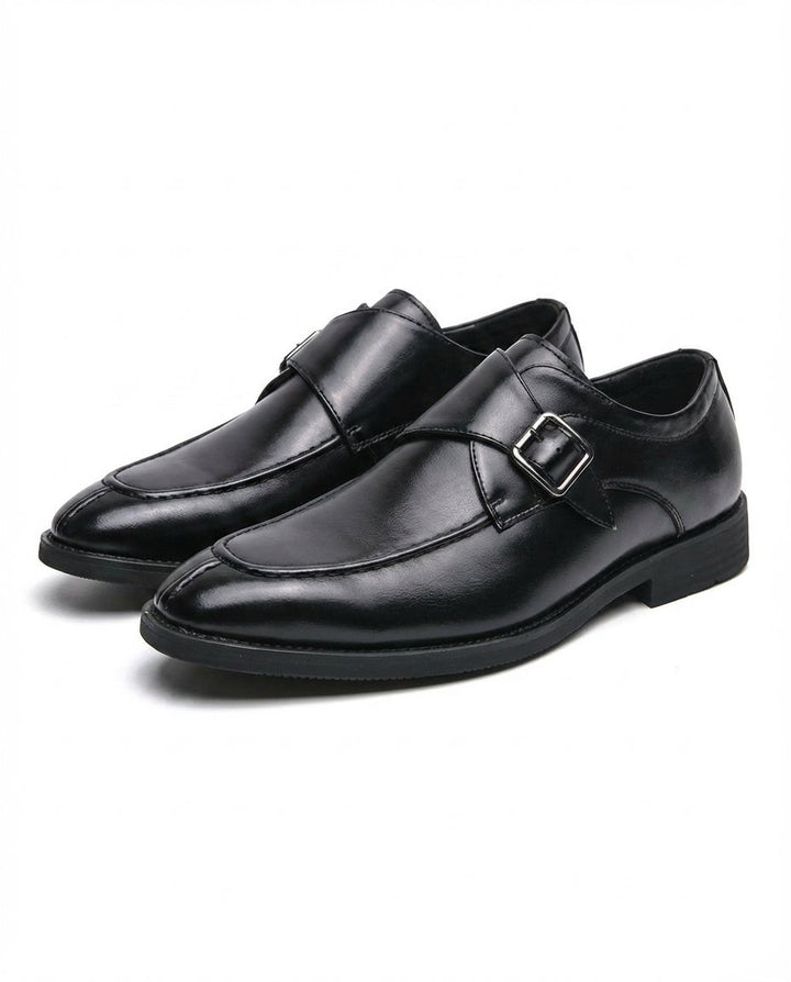 Journeyman Leather Monk Strap Shoes for Men