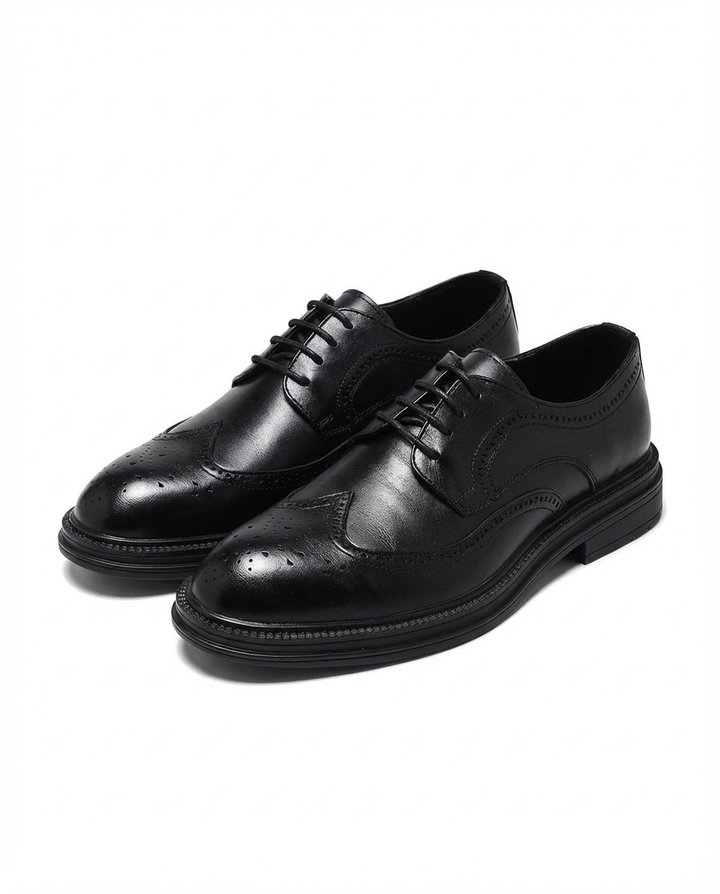 Men's Full-Grain Leather Oxford Shoes – All-Day Comfort