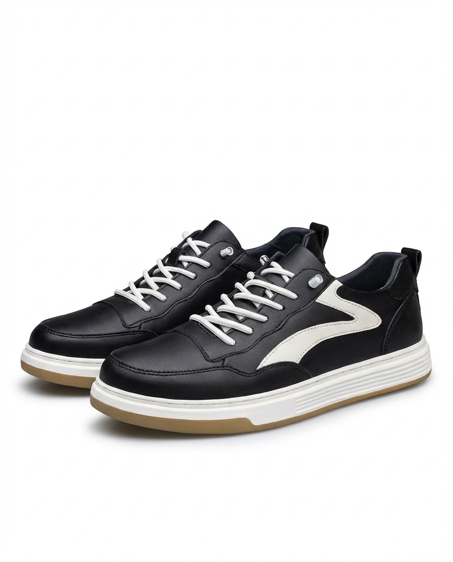 Stride Low Leather Shoes for Men