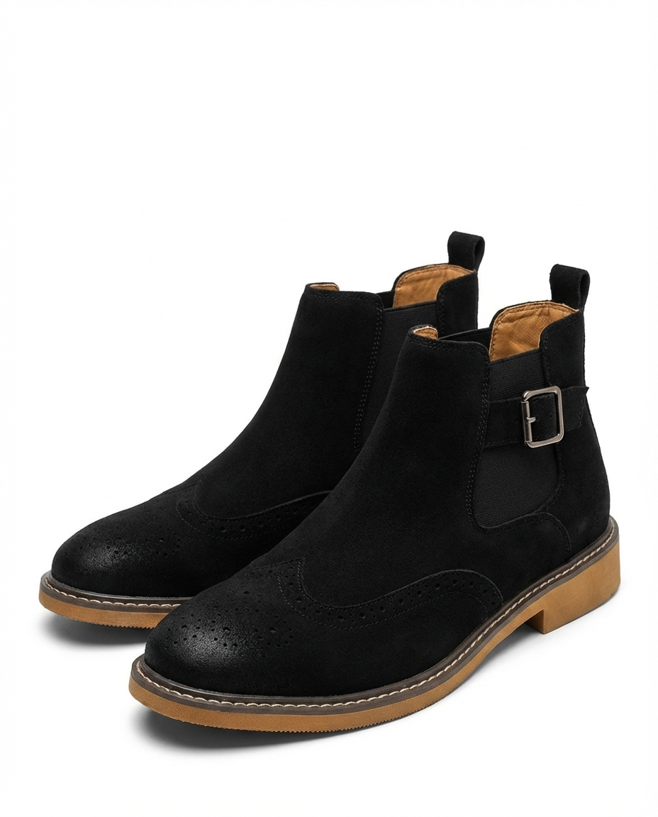 Men's Leather Chelsea Boots – Easy Slip-On Comfort
