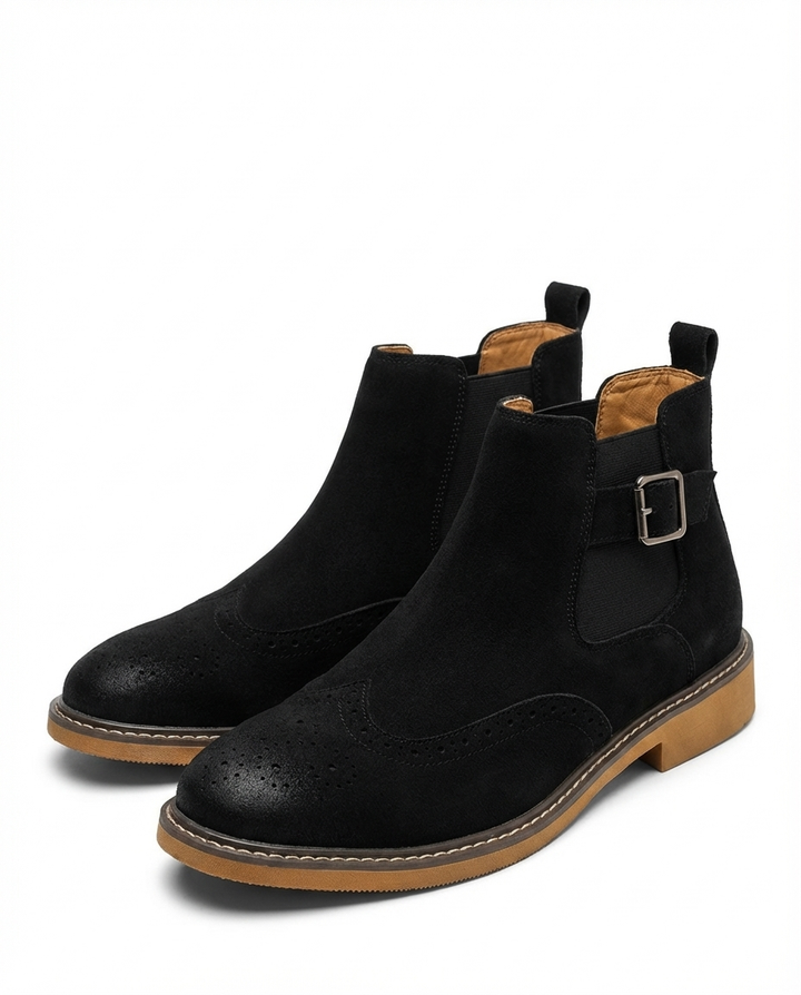 Men's Leather Chelsea Boots – Easy Slip-On Comfort