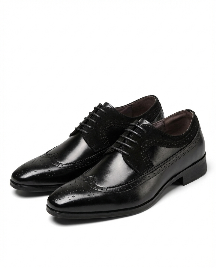 Wingtip Leather Brogue Shoes for Men