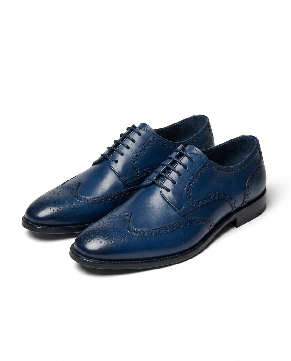 Men's Leather Wingtip Shoes – Classic Smart Style